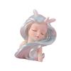 2pcs Cute Sea Girl Figurines Miniature Statue for Decoration Birthday Gift