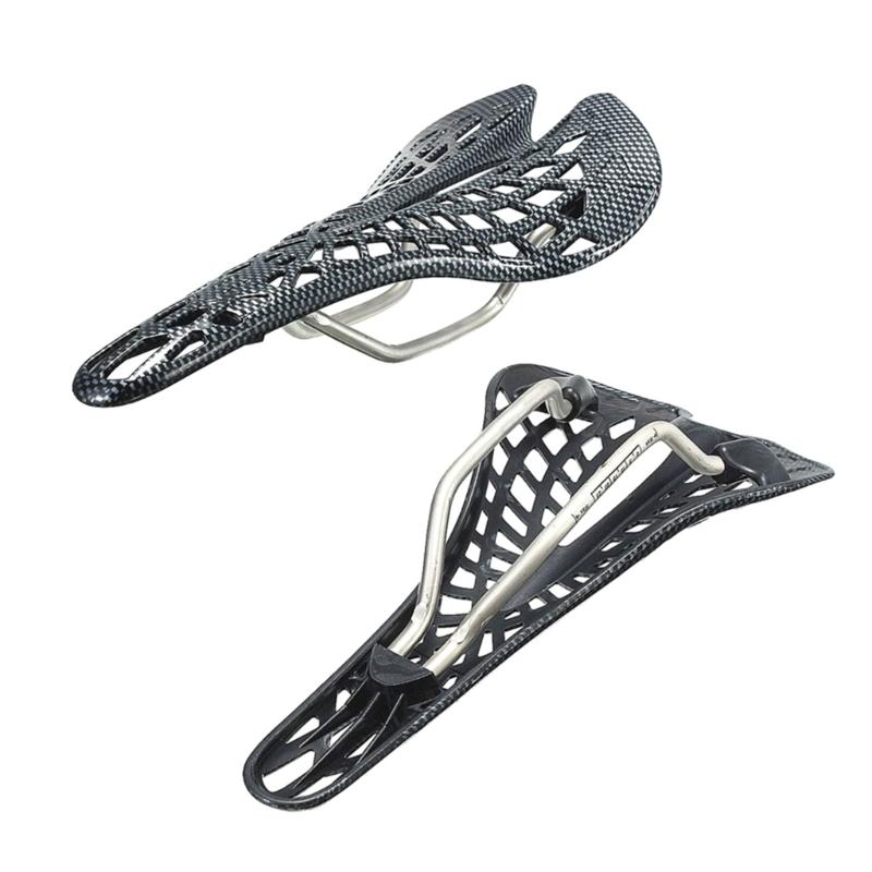 Carbon Fiber Bike Seat Breathable Road Bike Saddle Cushion for Men Women