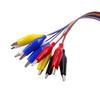 2Pieces Practical Color Coded Jumper Cables with Medium Sleeve for Electronics Experiments and Professional Applications