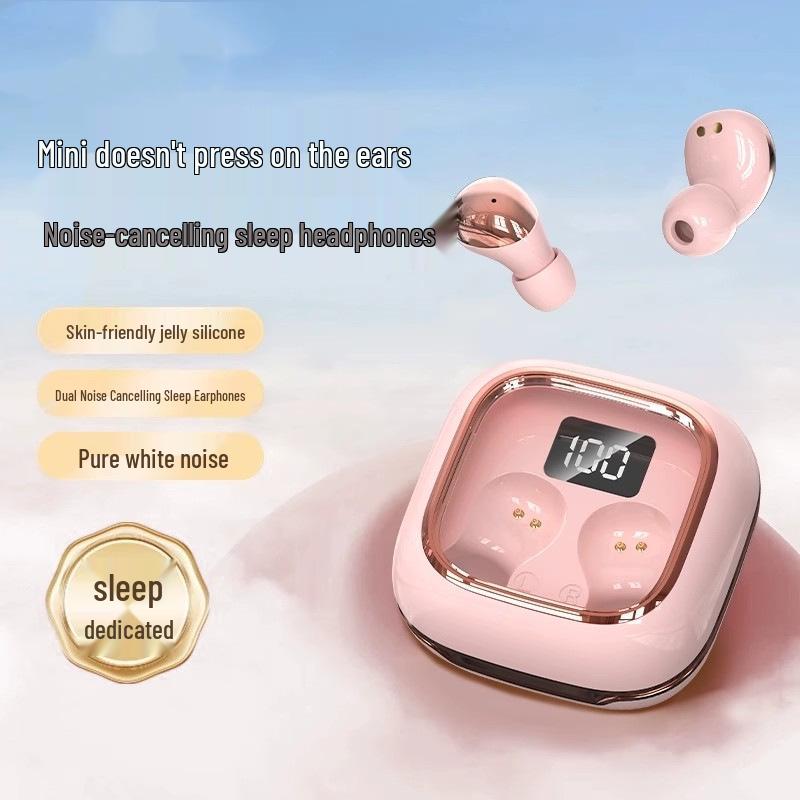 Popular Mini Wireless In-Ear Bluetooth Earphones: Sleep-Friendly, Noise Cancelling, Invisible, Long-Wear, Comfortable for Students