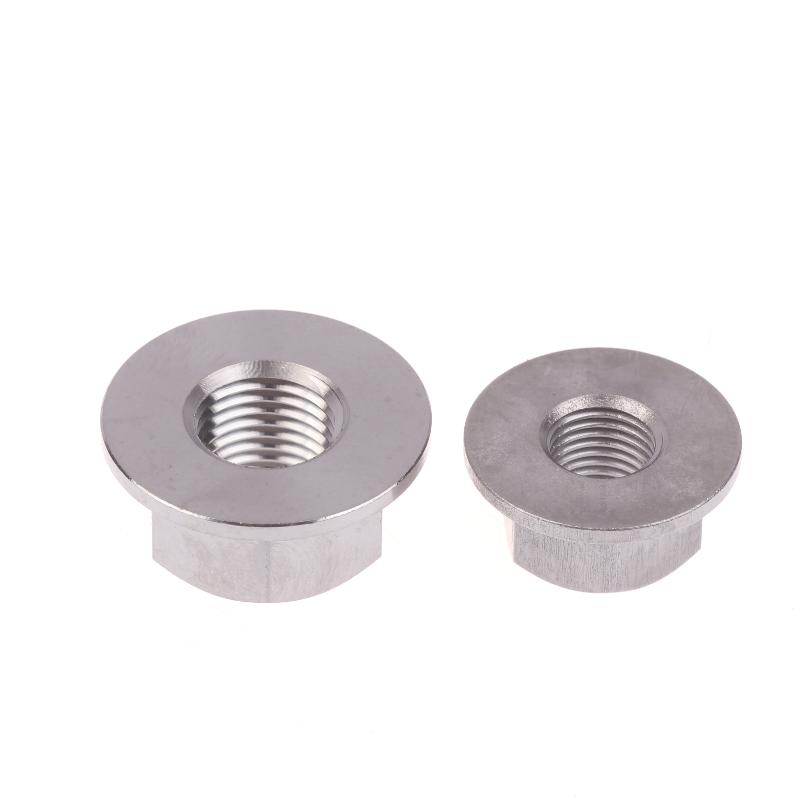 1 Pcs Motorcycles Titanium Hex Flange Hexagon Nuts M5 M6 M8 M9 M10 M12 For Motorcycles And Motorbikes