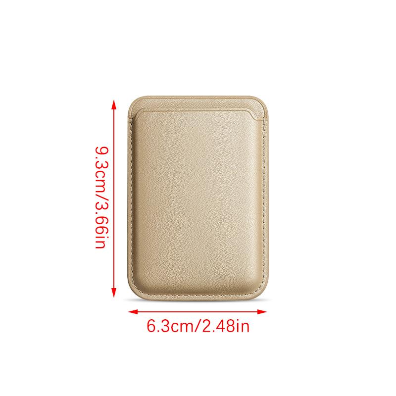Leather Magsafe Wallet Magnetic Case For Iphone 16 15 12 13 14 Pro Max Samsung S24 Ultra Magnet Card Holder Phone Bag Cover