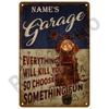 Workshop Car Parts Metal Sign Advertising Plate Wall Deocr Retro Decor Auto Parts Sign Vintage Tin Sign Metal Poster For Garage