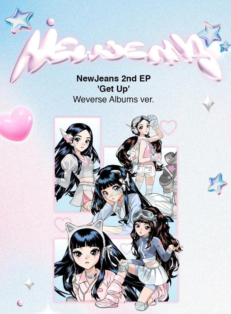 NewJeans 2nd EP Weverse Albums 'Get Up' ver. (Korean version)