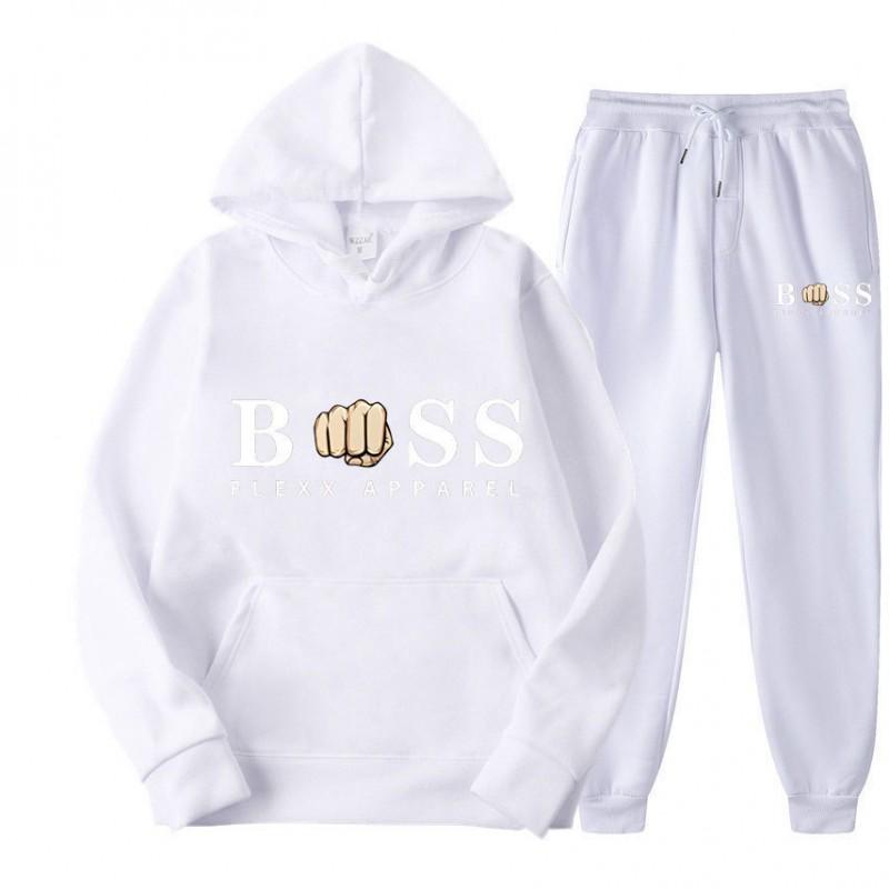 Mens Oversized Hooded Long Sleeve Sweatshirt Casual Printed Fleece-Lined Pullover Sportswear