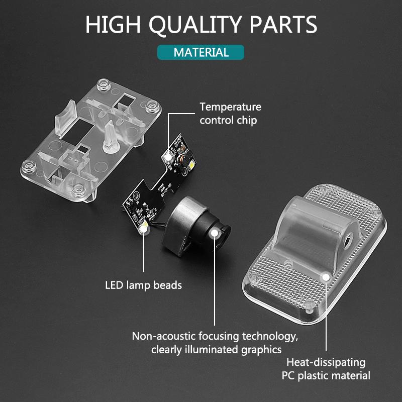 HD For Nissan GTR GT-R R35 Sylphy Xtrail X-Trail T31 Teana J31 Accsesories Car LED Door Projector Light
