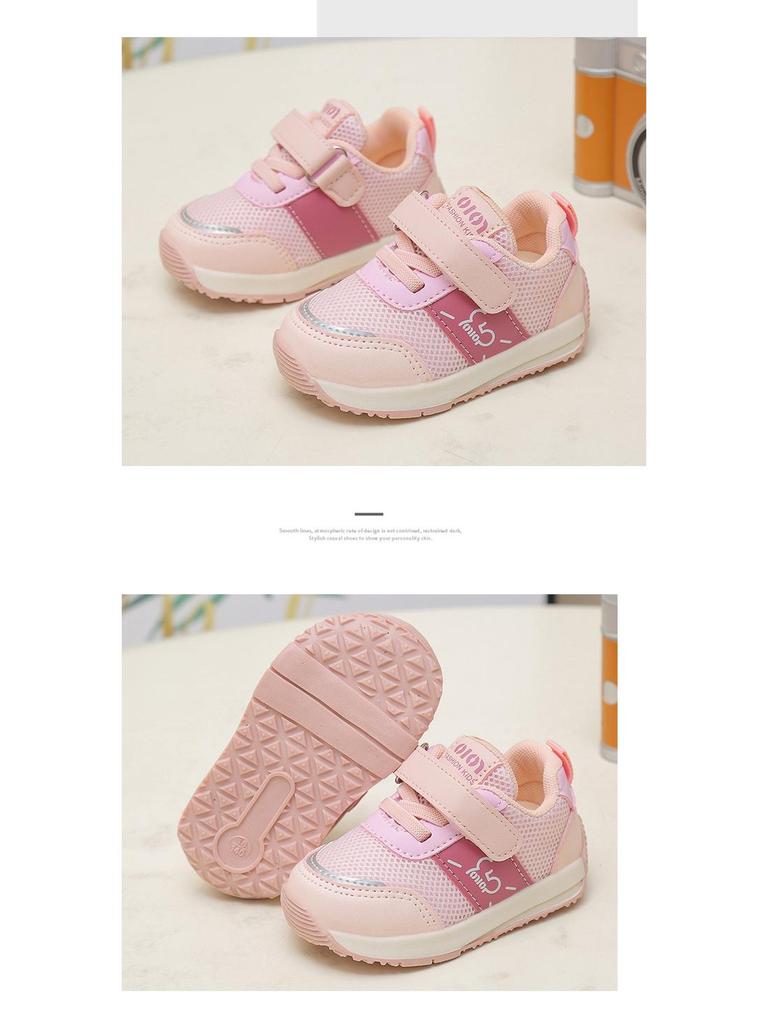 Spring New Arrivals: Infant & Toddler Unisex Non-slip Double Mesh Shoes with Soft Sole