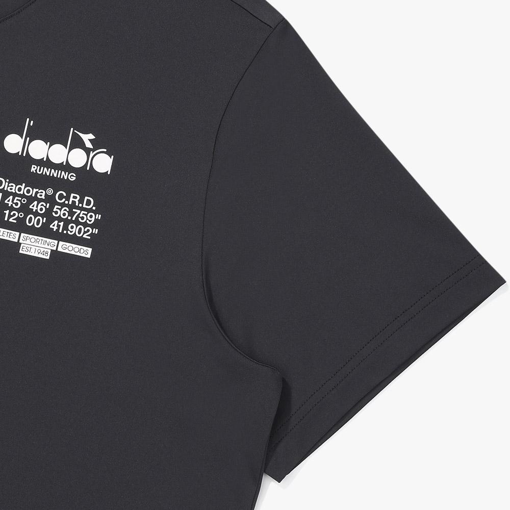 Diadora Drc Basic Running Short Sleeve T-Shirt Grey