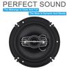 2pcs 6 Inch 12V 600W 4 Way Car Coaxial Auto Music Stereo Full Range Frequency Hifi Speakers Non-destructive Installation
