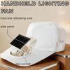 USB Charging Solar Fan Hat Cooling Sunscreen Sunshade Headwear Extended Brim Mesh Breathable UV Protection Outdoor Hat