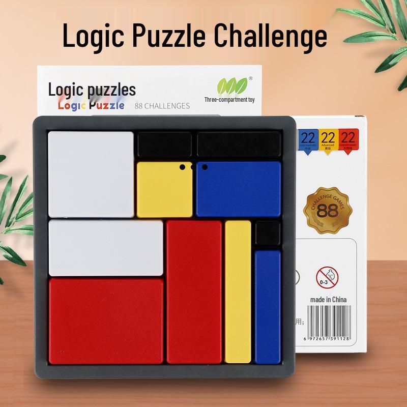 Educational Logic Puzzle Blocks: Parent-Child Interaction & Intelligence Development Game for Kids