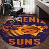 Phoenix Basketball Team Round Rug for Livingroom,Bedroom, Palyroom, Chair Rug, Area rug, Circle Carpet, Large Size Fan Christmas gift