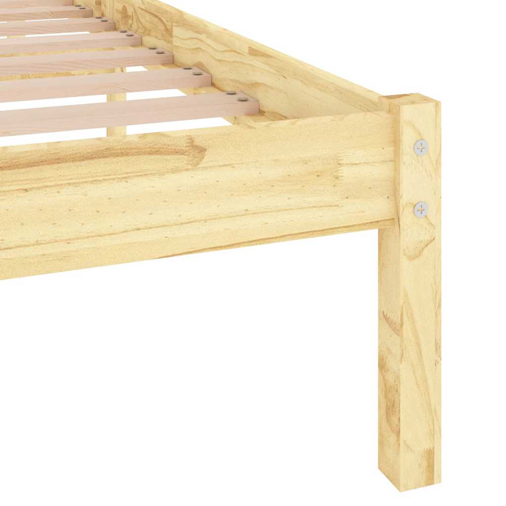 vidaXL Massivholzbett 120x190 cm