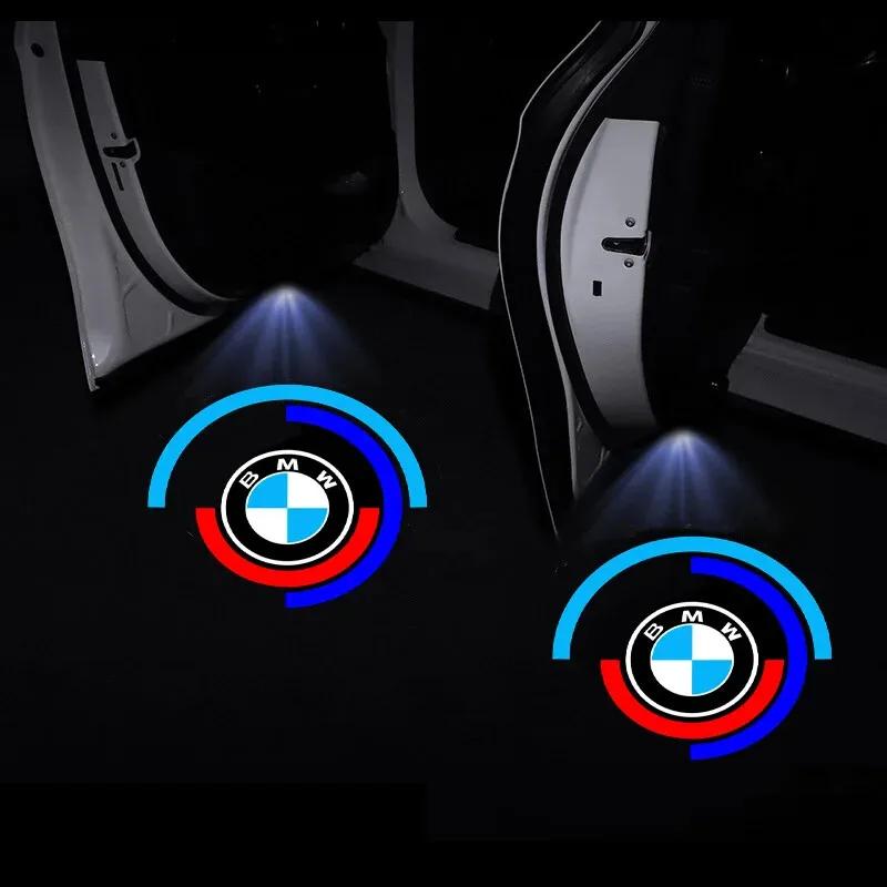1/2Pcs Car Lights Accessory LED Door Projector For BMW F30 F01 F10 F35 F15 F16 F18 E39 E46 E90 E36 E60 X1 X3 X5 X6 M3 M4 M5 M6