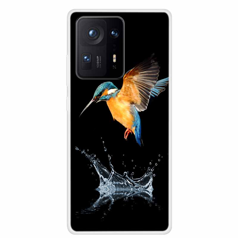 For Xiaomi Mix 4 Case Luxury Soft Silicone Back Cover Phone Case For Xiaomi Mi Mix4 Coque TPU Cartoon 2106118C Fashion Funda