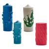 Silicone Mold 3D Cylinder Rose Candle Mold Aromatherapy Candle Making DIY Plaster Epoxy Molds Soap Gypsum Mould Decor