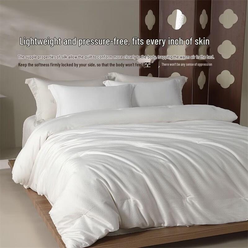 Mercury Home Textiles Forest Breath Tussah Silk All-Season Duvet Insert