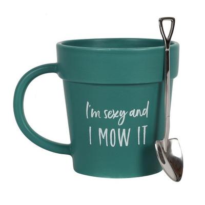 Jsem Sexy A I Mow It Plant Hrnek Set Hrnek
