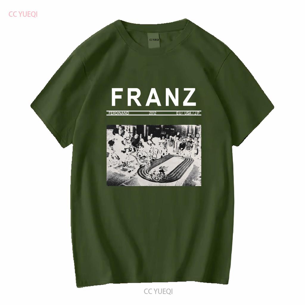 FRANZ FERDINAND 2012 Offizielles MEGA SELTENES EU USA JP T-Shirt Größe Medium Vintage Gewaschen Stilvoll homme Unisex Gestreckt Bequem