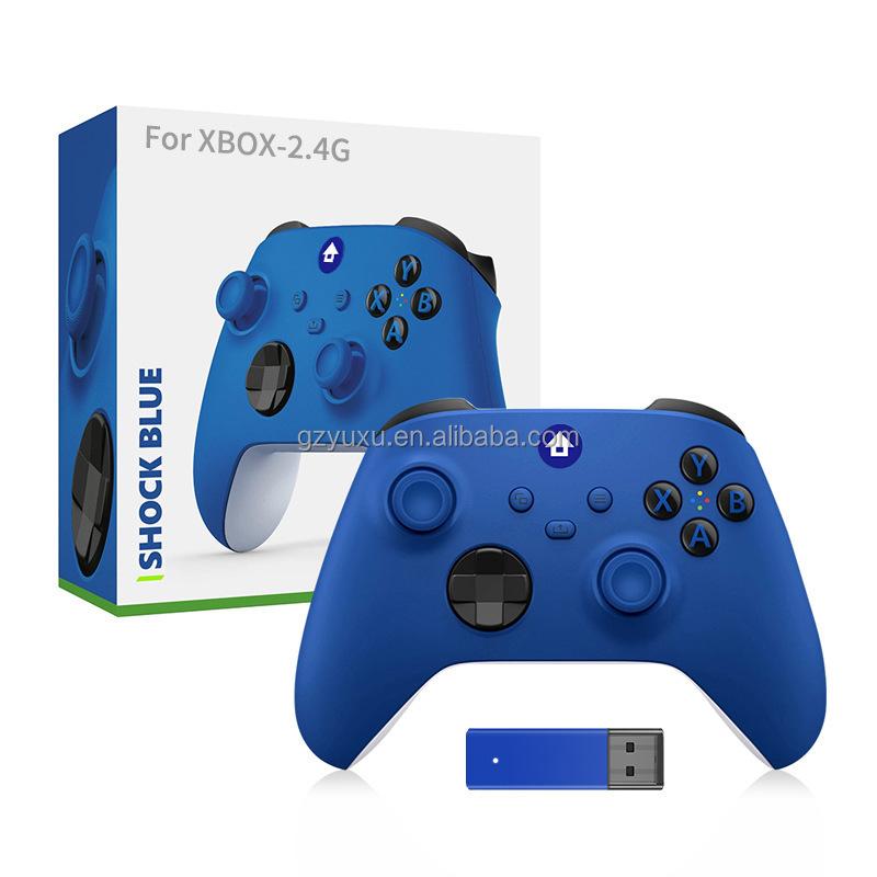 YUXU USB Wireless 2.4GHz Game Controller with Ergonomic Design and Dual Vibration for PC for One/S/X Android TV Box