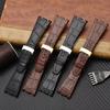 Top layer Genuine Leather watch Strap for AP Audemars 15400 15703 Royal Oak Offshore Series Male 26mm Black Brown Watchbands