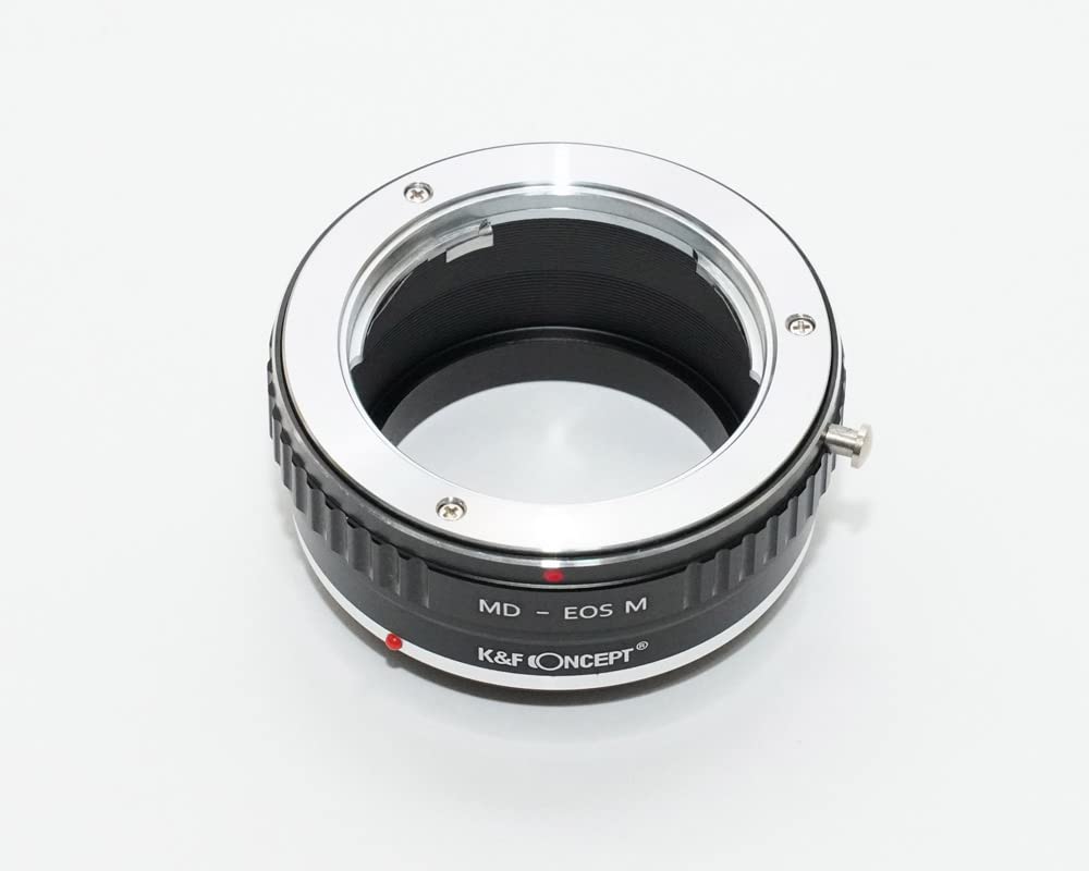 Minolta EOS M Mount Adapter with Lens Cloth K&F MD-CANON Md-eosm (KFEOSM)