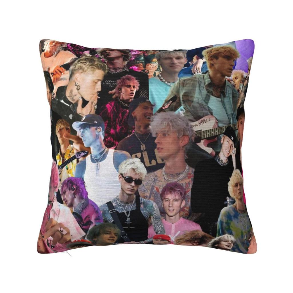Mgk Lost Americana Tour - Pillow Cover Merch Printed Cushion Cover Gift Throw Pillow Case Cover Home Multiple Sizes