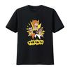 La Maglietta in Cotone con Stampa Cartone Animato The Chats Band Tutte le Taglie S 5XL Q804 Vintage Lavata Elasticizzata Unisex