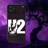 Band U2 Pop Phone Case For iPhone 17,16,15,14,13,12,Pro,Max,Plus,E,SE4,Air,Mini Black Soft Box