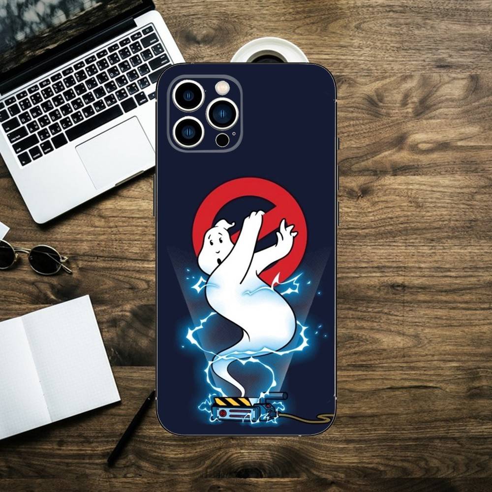 E-Extreme G-Ghostbusters Phone Case For iPhone 16,15,14,13,12,11,XS,XR,X,8,7,Pro,Max,Plus,mini Silicone Black Cover