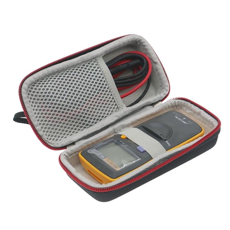 Protective Shell for F101 F106 F107 Storage Bag Multimeter Case Shockproof Carrying Case Zipper Pouch Portable