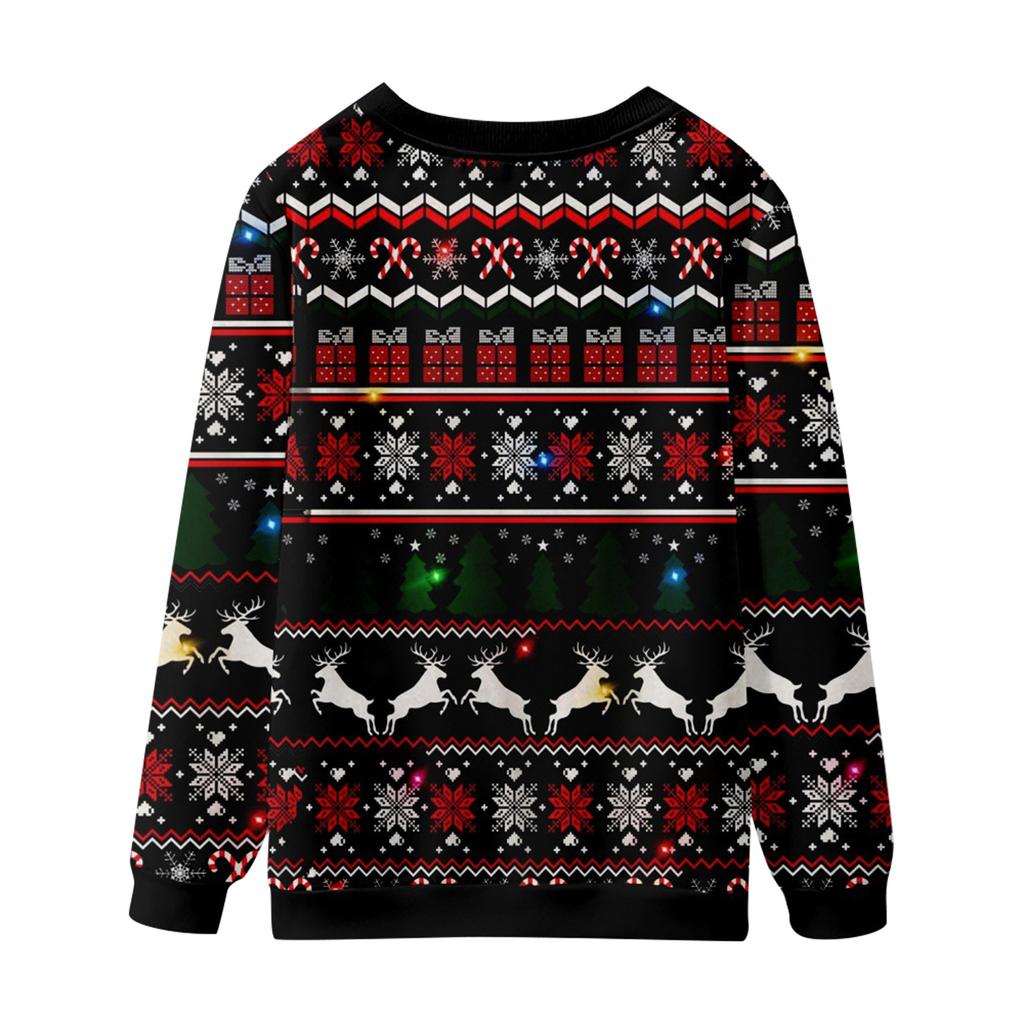 Christmas Round Collar Sweater Spring And  Long Sleeve