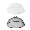 Protective Food Cover Dust Cover Mesh Anti-Flying Dish Cover Round Shape Household Cake Bread Plate for Outdoors Parties BBQs