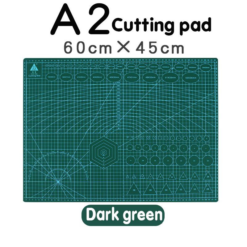 A2 Cutting Board Grid Line Self-healing Cutting Board Craft Card Multicolor Double-sided Desktop Manual Cutting Pad 60 * 45cm