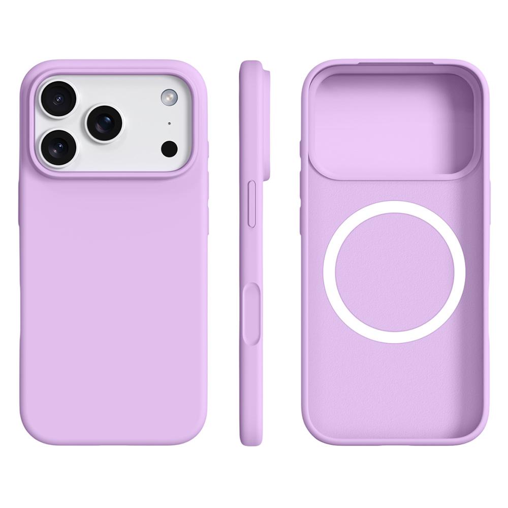For iPhone 17 Pro Case Compatible with MagSafe Ultra Thin Liquid Silicone + PC Phone Cover