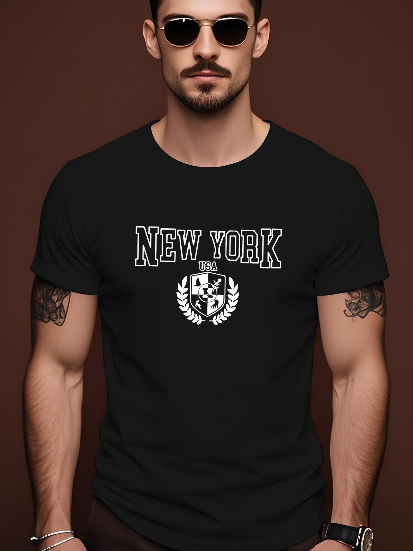 New York Graphic Tshirt - Black Casual Streetwear with NY... S