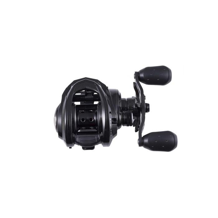 AbuGarcia ROXANI8 Right-Hand Baitcasting Reel, Carbon Handle, Saltwater Compatible, Black, High Gear (8.0:1), Max 83cm