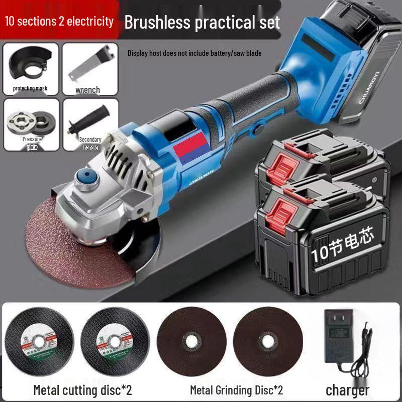 Dongcheng High-Power Multifunctional Cordless Angle Grinder with Lithium Battery