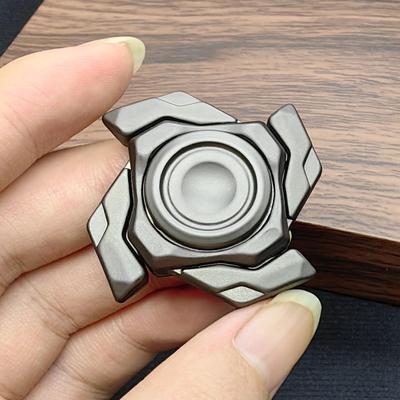 K-ECR EDC Fidget Sliders MINI Open Armor Spinning Top Fidget Toys Stress Relief For Adults Magnetic Metal Toys Anxiety And Stress Reli