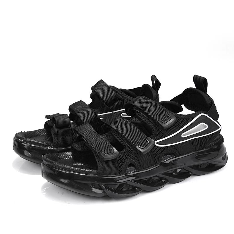 2024 Fashion Yellow Sandals For Men Summer Non-slip Men's Sports Sandals Hook Loop Platform Beach Slippers Men sandalias hombre