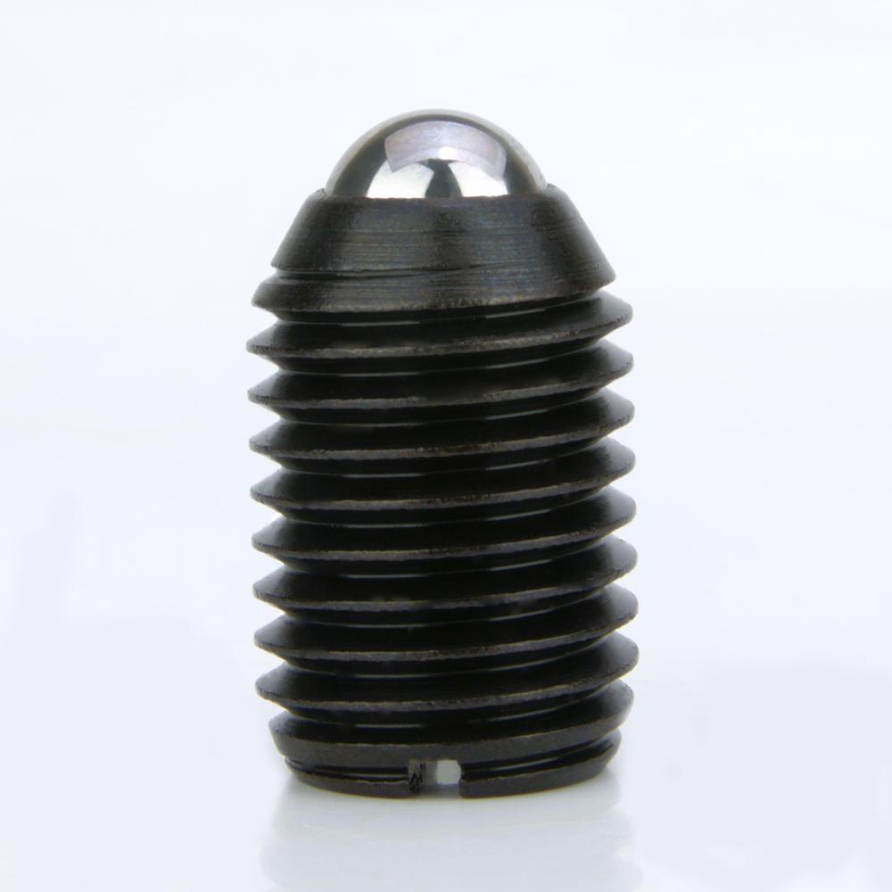 Factory Supply 10pcs Groove Ball Plunger M4~M24  Carbon/Stainless Steel  Spring Loaded Plunger Steel Ball Fastening Spring Screw