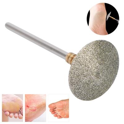 Diamond Carbide Pedicure Nail Drill Bit Stainless Steel Toenail Polishing Grinding Head  Manicure