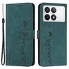 For Xiaomi Poco F6 Pro 5G/Redmi K70 5G/K70 Pro 5G Case Anti-Scratch PU Leather Magnetic Wallet Cover