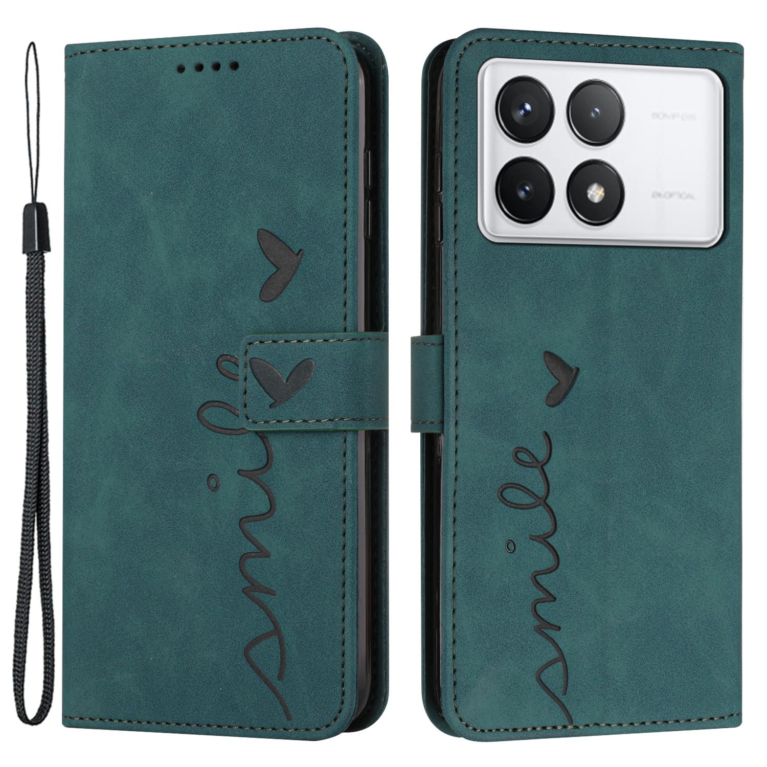 

For Xiaomi Poco F6 Pro 5G/Redmi K70 5G/K70 Pro 5G Case Anti-Scratch PU Leather Magnetic Wallet Cover E