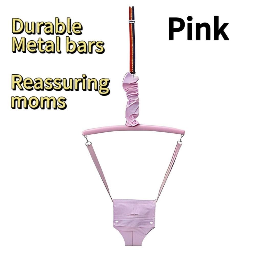 

Регулируемый ремень Детское кресло-прыгунок Подъемный ремень Детский дверной прыгунок Новый детский прыгунок Малыш Ребенок розовый