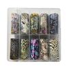 Stripe Pattern Nail Foils Leopard Print Nail Decals Fashion Nail Stickers  Nail Decoration
