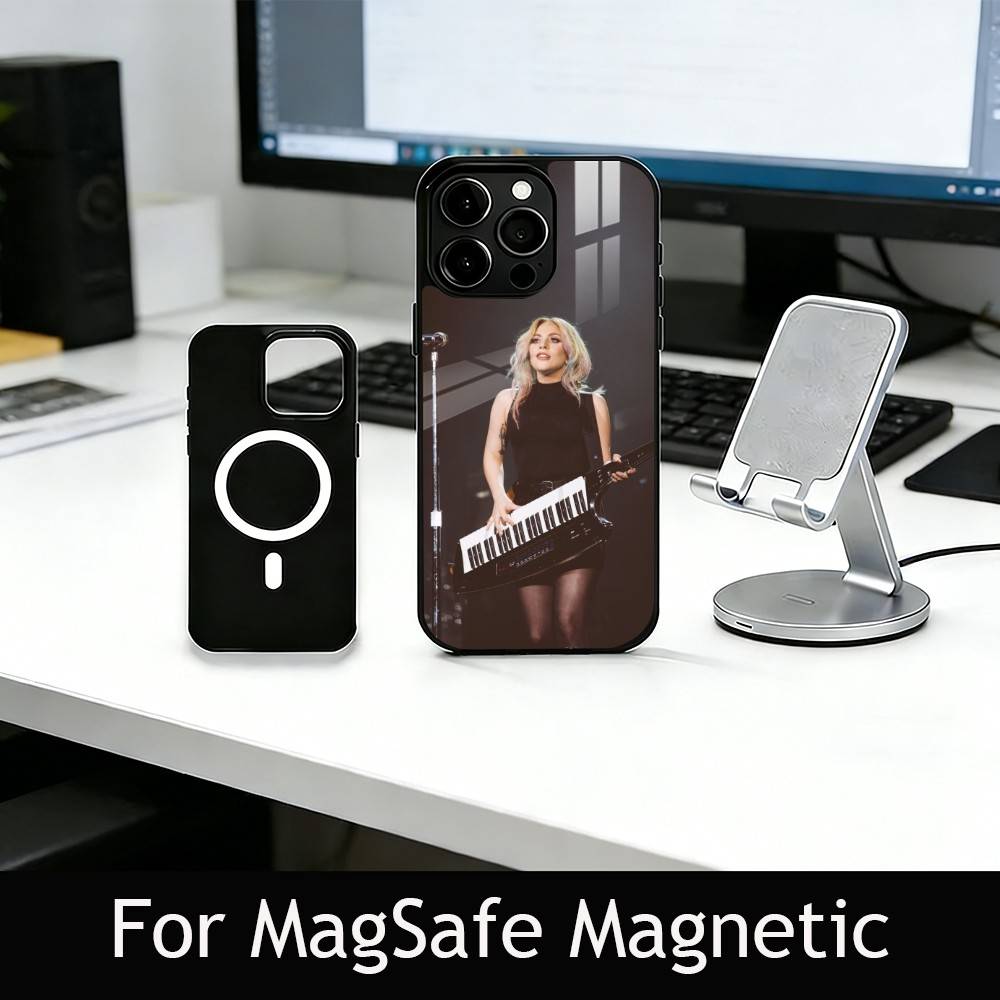 G-Gaga L-L Phone Case For iPhone17,16,15,14,13,12,11 Plus,Pro Magnetic with Magsafe Wireless Charging