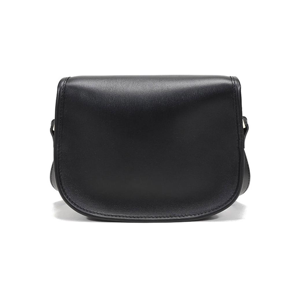 Longchamp 1980 Leather Adjustable Shoulder Strap Crossbody Bag Small Women bags Black 10109HTC001