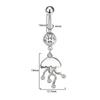 Gaibei Stylish Jellyfish Butterfly Navel Ring for Girls