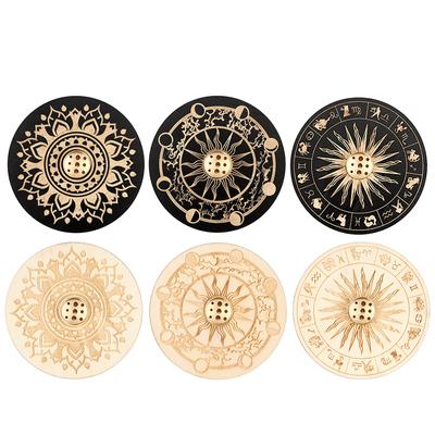 1Pc Incense Burner Plate Fragrance Fragrance Tray Home Furnishing Candle Holder Decorate Fresh Air Meditation